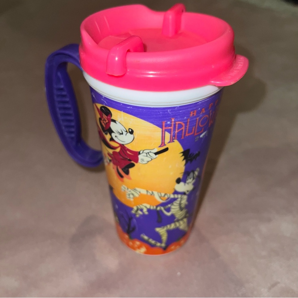 Disney Resorts 2018 Halloween Themed Disney Travel Mug with Pink Lid
